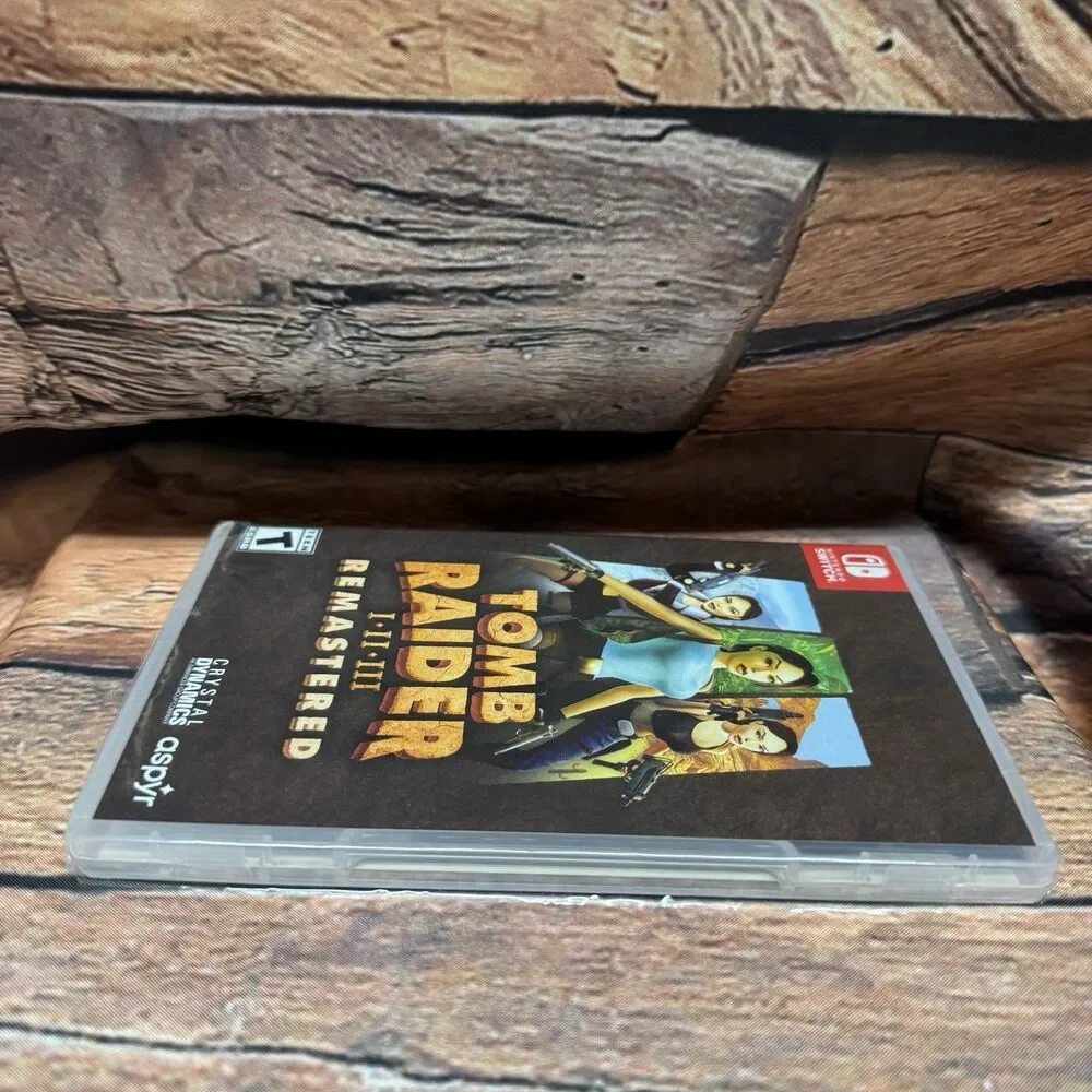 Tomb Raider I-III Remastered Nintendo Switch Lara Croft Trilogy Brand New Sealed